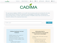 Tablet Screenshot of cadima.info