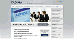 Desktop Screenshot of cadima.ie